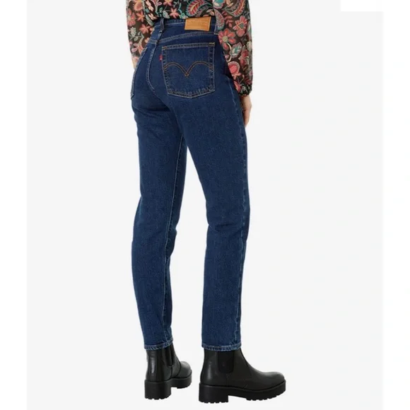 NWOT Levi’s Wedgie Jeans Dark Wash - Picture 1 of 10